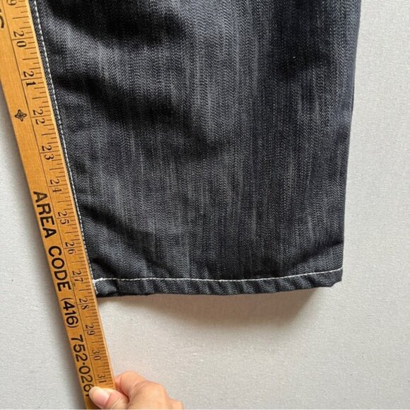 Oak + Fort wide leg carpenter utility denim jeans Sz M - Picture 15 of 16